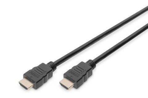 Kabel połączeniowy HDMI HighSpeed z Ethernetem 4K 60Hz UHD Typ HDMI A/HDMI A M/M 3m Czarny Kabel połączeniowy HDMI HighSpeed z Ethernetem 4K 60Hz UHD Typ HDMI A/HDMI A M/M 3m Czarny
