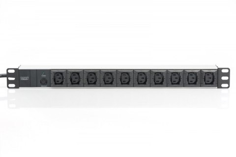 Listwa zasilająca PDU 19 cali RACK 10xC13, 2m 1xC14, 10A aluminiowa Listwa zasilająca PDU 19 cali RACK 10xC13, 2m 1xC14, 10A aluminiowa