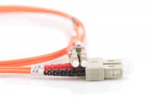 Patch cord światłowodowy FO MM 50/125 OM2 LC-SC dplx 3m Patch cord światłowodowy FO MM 50/125 OM2 LC-SC dplx 3m