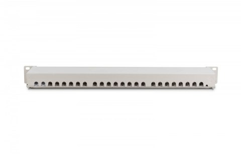 Patch panel 19" 24 porty, kat.6, S/FTP, 1U, wspornik kablowy, szary (kompletny) Patch panel 19" 24 porty, kat.6, S/FTP, 1U, wspornik kablowy, szary (kompletny)