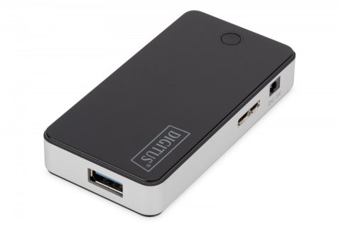 Hub USB 3.0 4-portowy SuperSpeed 5Gbps, czarny