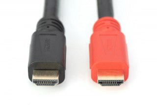 Kabel połączeniowy HDMI HighSpeed ze wzmacniaczem 1080p 60Hz FHD Typ HDMI A/HDMI A M/M 15m Czarny