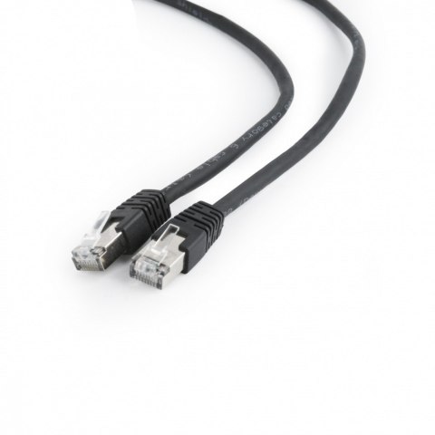 Patch cord ekranowany FTP kat.6 osłonka zalewana 3M czarny Patch cord ekranowany FTP kat.6 osłonka zalewana 3M czarny