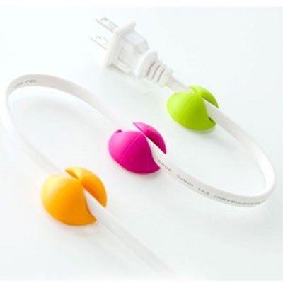 CableDrop uchwyty na kabel 6 szt. jaskrawe