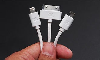 Kabel Apple Lightning 20cm biały
