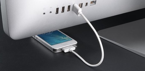 Kabel Apple Lightning 20cm biały