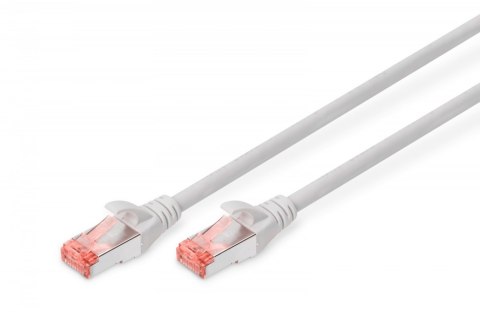 Patch cord S/FTP kat.6 LS0H 0,5m Szary