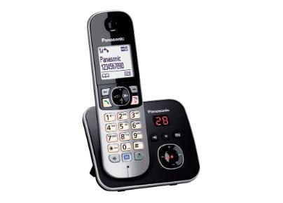 Telefon bezprzewodowy KX-TG6821 dect czarny Telefon bezprzewodowy KX-TG6821 dect czarny