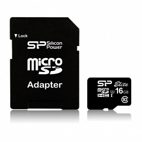 MicroSDHC 16GB CL10/UHS-1 40/15 MB/s Elite + adapter MicroSDHC 16GB CL10/UHS-1 40/15 MB/s Elite + adapter