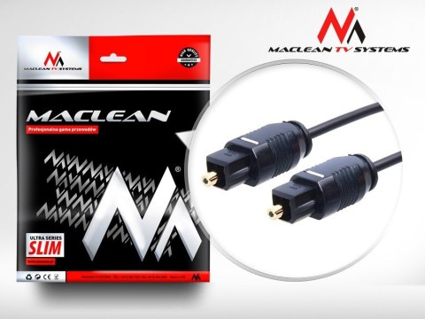 Przewód optyczny Toslink SLIM 2m MCTV-752