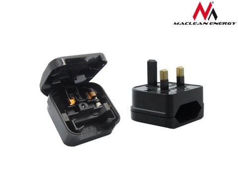 Adapter zasilania UK na gniazdo EU MCE71 Czarny Adapter zasilania UK na gniazdo EU MCE71 Czarny