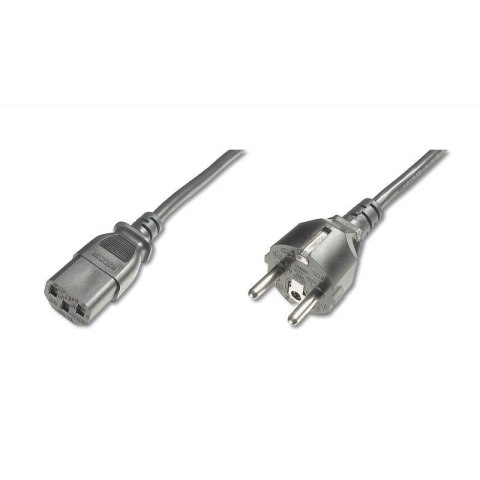 Kabel połączeniowy zasilający Typ Schuko prosty/IEC C13 M/Ż 1,2m Czarny Kabel połączeniowy zasilający Typ Schuko prosty/IEC C13 M/Ż 1,2m Czarny