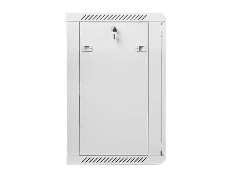 Szafa instalacyjna wisząca 19'' 15U 600X450mm szara (drzwi szklane)