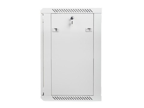 Szafa instalacyjna wisząca 19'' 15U 600X450mm szara (drzwi szklane)