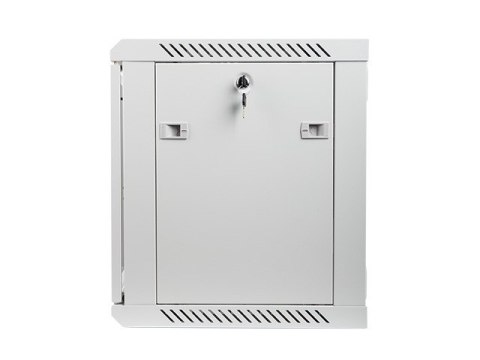 Szafa instalacyjna wisząca 19'' 9U 600X450mm szara (drzwi szklane)