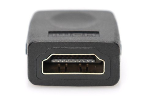 Adapter HDMI HighSpeed z Ethernetem 4K 60Hz UHD Typ HDMI A/HDMI A Ż/Ż Czarny