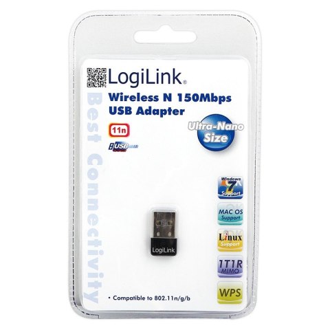 Bezprzewodowy adapter USB,N150 Mbps,ultra nano Bezprzewodowy adapter USB,N150 Mbps,ultra nano