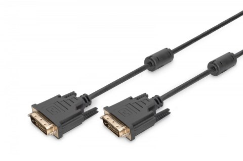 Kabel połączeniowy DVI-D DualLink WQXGA 30Hz HD Typ DVI-D (24+1)/DVI-D (24+1) M/M 10m Czarny Kabel połączeniowy DVI-D DualLink WQXGA 30Hz HD Typ DVI-D (24+1)/DVI-D (24+1) M/M 10m Czarny