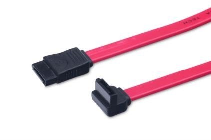 Kabel połączeniowy Serial ATA Typ SATA (7pin) kątowy/SATA (7pin) Ż/Ż 0,5m Czerwony Kabel połączeniowy Serial ATA Typ SATA (7pin) kątowy/SATA (7pin) Ż/Ż 0,5m Czerwony