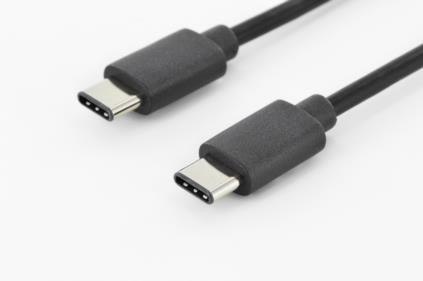 Kabel połączeniowy USB 2.0 HighSpeed Typ USB C/USB C M/M 1,8m Czarny Kabel połączeniowy USB 2.0 HighSpeed Typ USB C/USB C M/M 1,8m Czarny