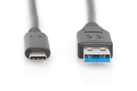 Kabel połączeniowy USB 3.1 Gen.1 SuperSpeed 5Gbps Typ USB A/USB C M/M 1m Czarny Kabel połączeniowy USB 3.1 Gen.1 SuperSpeed 5Gbps Typ USB A/USB C M/M 1m Czarny