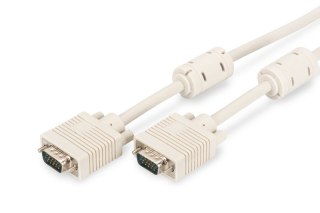 Kabel połączeniowy VGA 1080p 60Hz FHD Typ DSUB15/DSUB15 M/M 10m Szary
