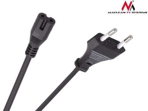 Kabel zasilający ósemka 2 pin 1,5M wtyk EU MCTV-809 Kabel zasilający ósemka 2 pin 1,5M wtyk EU MCTV-809