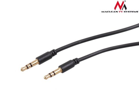 Przewód jack 3.5mm wtyk-wtyk 1.5m MCTV-815 Czarny Przewód jack 3.5mm wtyk-wtyk 1.5m MCTV-815 Czarny