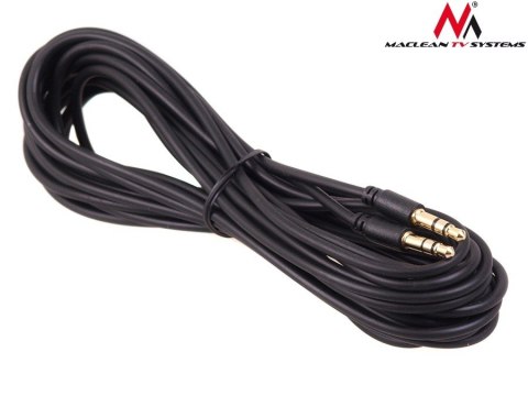 Przewód jack 3.5mm wtyk-wtyk 1.5m MCTV-815 Czarny Przewód jack 3.5mm wtyk-wtyk 1.5m MCTV-815 Czarny