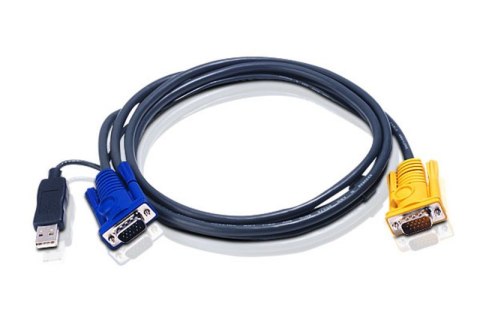 Kabel KVM USB z SPHD 3w1 2L-5202UP Kabel KVM USB z SPHD 3w1 2L-5202UP