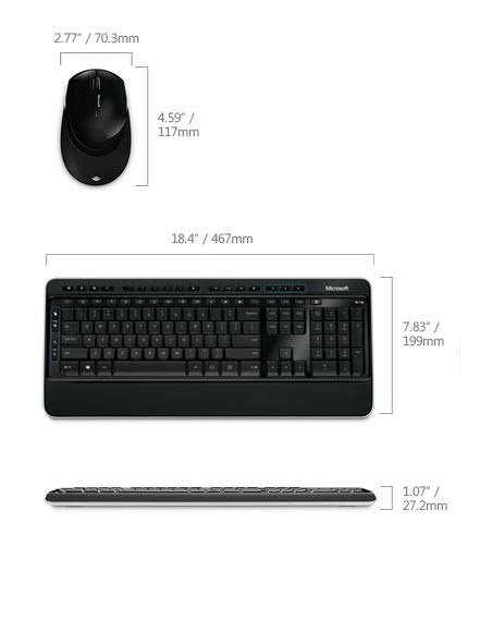 Klawiatura Wireless Desktop 3050 PP3-00020