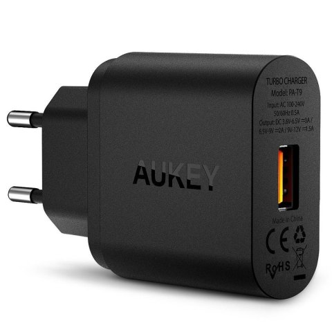 PA-T9 ładowarka sieciowa 1xUSB Quick Charge 3.0 3A 19.5W PA-T9 ładowarka sieciowa 1xUSB Quick Charge 3.0 3A 19.5W