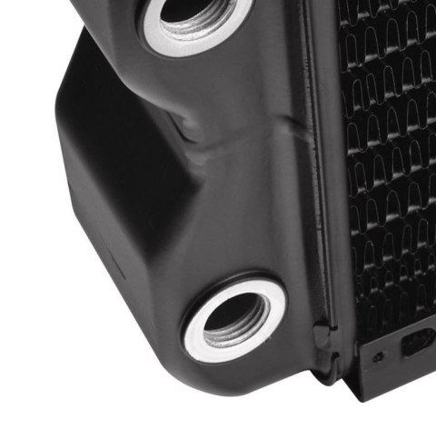 Pacific RL120 (120mm, 5x G 1/4", aluminium) radiator - Black
