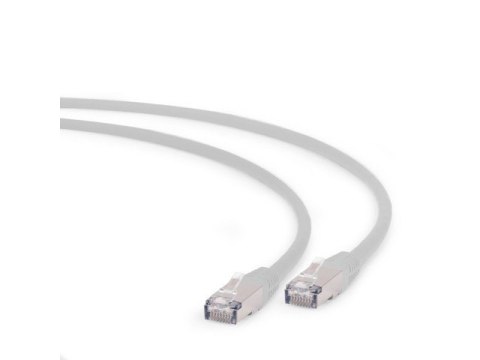 Patch cord S/FTP Kat6A LSHZ 0.25m szary Patch cord S/FTP Kat6A LSHZ 0.25m szary