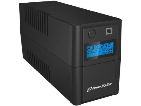 UPS LINE-INTERACTIVE 650VA 2X SCHUKO, RJ11 IN/OUT, USB, LCD UPS LINE-INTERACTIVE 650VA 2X SCHUKO, RJ11 IN/OUT, USB, LCD
