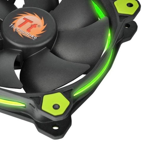 Wentylator Riing 12 LED (120mm, LNC, 1500 RPM) Retail/Box Zielony Wentylator Riing 12 LED (120mm, LNC, 1500 RPM) Retail/Box Zielony
