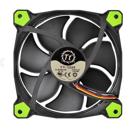 Wentylator Riing 12 LED (120mm, LNC, 1500 RPM) Retail/Box Zielony Wentylator Riing 12 LED (120mm, LNC, 1500 RPM) Retail/Box Zielony