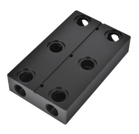 Pacific VGA Bridge Triple G1/4 - Black Pacific VGA Bridge Triple G1/4 - Black