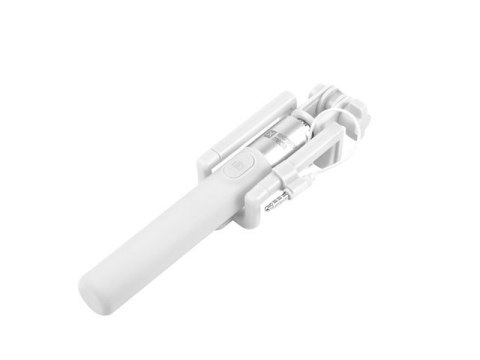 Selfie stick Monopod przewodowy SF-20W Biały Selfie stick Monopod przewodowy SF-20W Biały