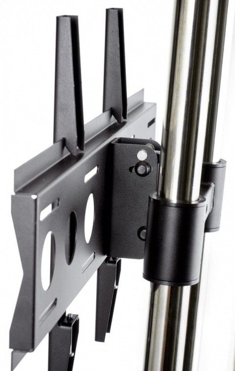 TR3 Wózek na dwa monitory mocowane jeden nad drugim 42-65 cali VESA 100×100 - 600×400 80 kg 353-2080 mm