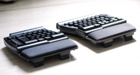 Klawiatura mechaniczna ergonomiczna Ergo Pro hub 3xUSB czarna