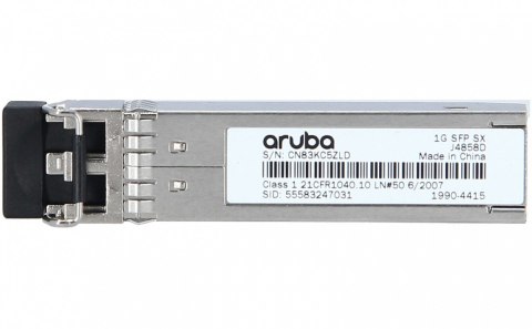 ARUBA 1G SFP LC SX 500m MMF XCVR J4858D ARUBA 1G SFP LC SX 500m MMF XCVR J4858D