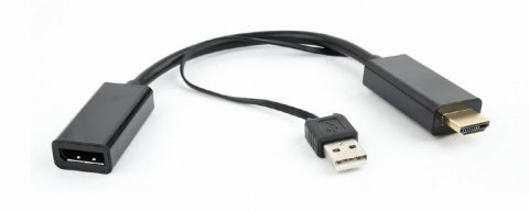 Adapter HDMI do Display Port czarny Adapter HDMI do Display Port czarny