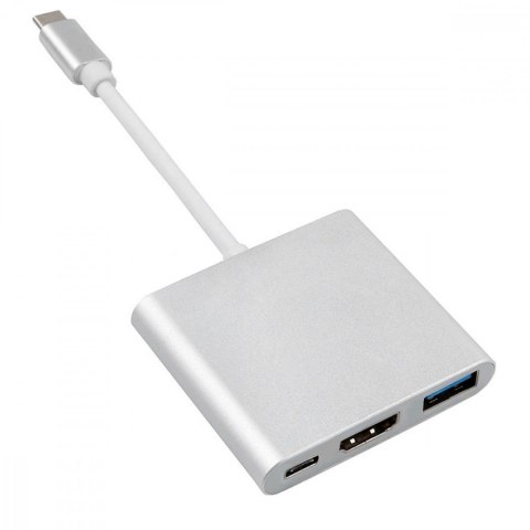 Adapter USB-C - HDMI / USB 3.0 / USB-C MCTV-840