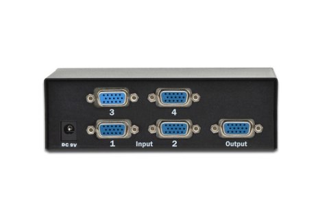 Przełącznik/Switch VGA 4-portowy, 250MHz 1080p 60Hz FHD Przełącznik/Switch VGA 4-portowy, 250MHz 1080p 60Hz FHD