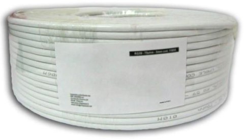 Kabel instalacyjny skrętka U/UTP Cat6 4x2 linka CCA 100m szary