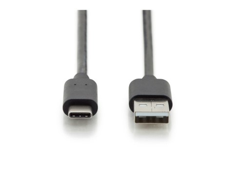 Kabel połączeniowy USB 2.0 HighSpeed Typ USB C/USB A M/M Czarny 3m