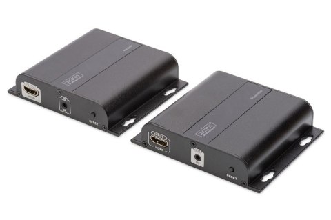 Przedłużacz/Extender HDMI do 120m po skrętce Cat.5e/6 UTP lub IP, 4K 30Hz UHD, z audio (zestaw)