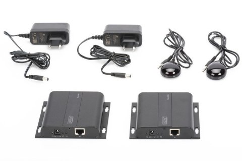 Przedłużacz/Extender HDMI do 120m po skrętce Cat.5e/6 UTP lub IP, 4K 30Hz UHD, z audio (zestaw)
