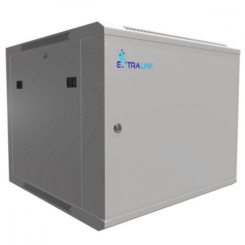 Szafka wisząca rack 9U 600x600 szara metalowe drzwi Szafka wisząca rack 9U 600x600 szara metalowe drzwi
